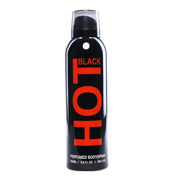 Hot Black Perfumed Bodyspray 200ml (France)