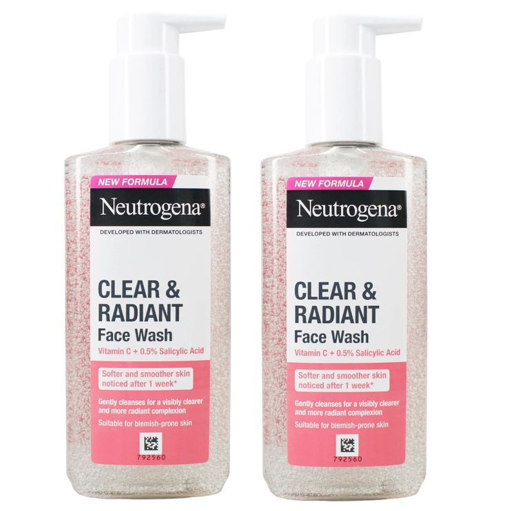 Neutrogena Clear & Radiant Face Wash 200ml (Germany)