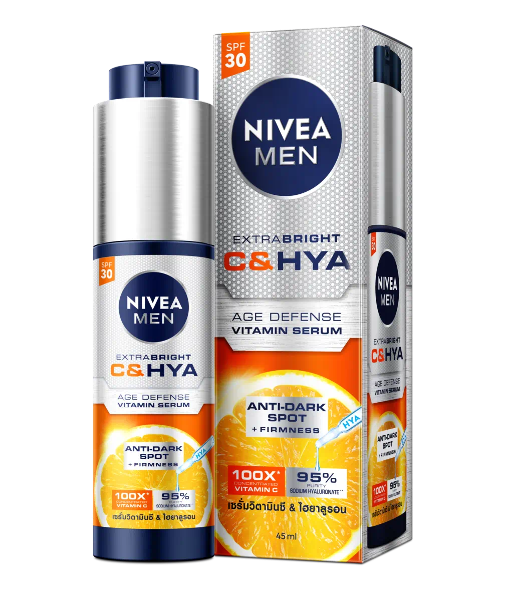 Nivea Men Extra Bright C & HYA Age Defense Serum 45ml