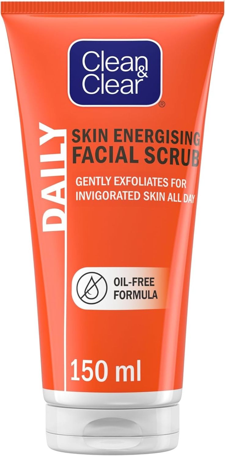Clean & Clear Morning Energy Facial Scrub 150ml (France)