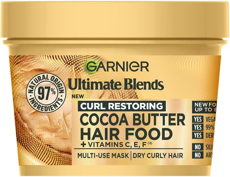 Garnier Hair Food Cocoa Butter Hair Mask 390ml (GR/IT)