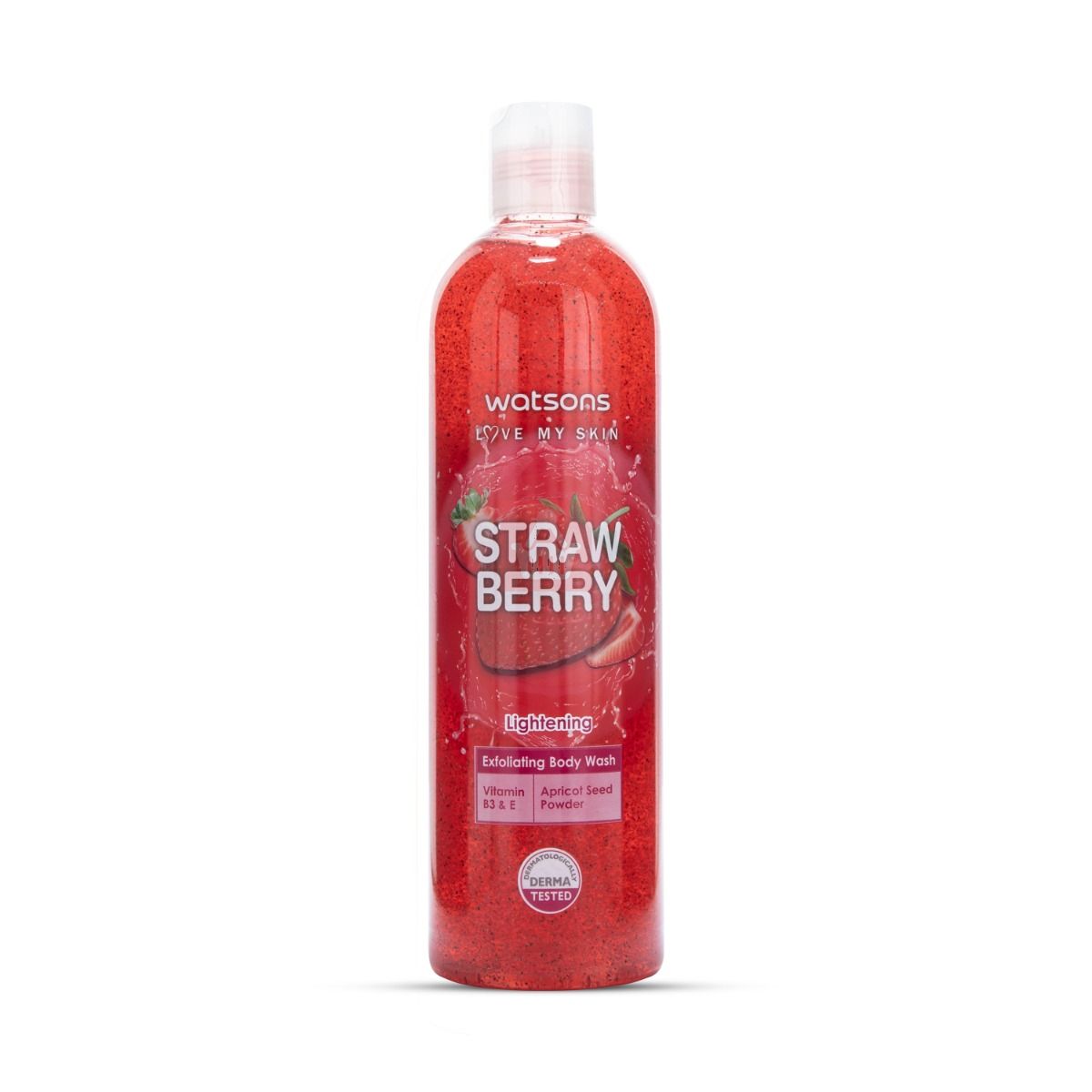 Watson Strawberry Exfoliating Body Wash 410ml