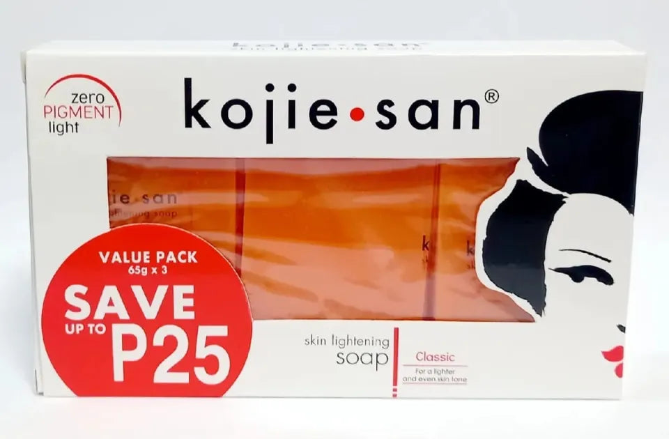 Kojie•san Skin Lightening Soap Classic Value Pack (65g x 3 Bars) — Philippines