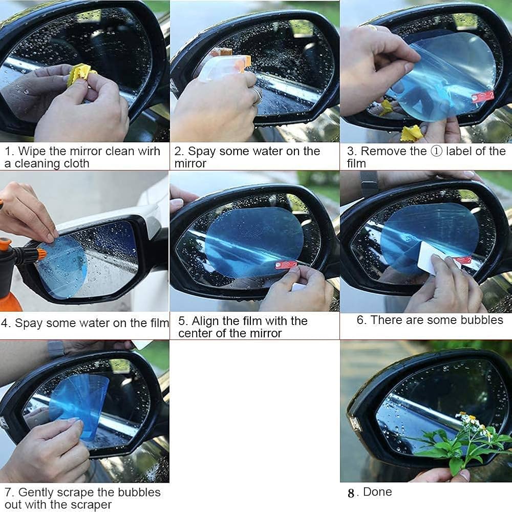 Rainproof Film Anti Fog Rearview Mirror (China)