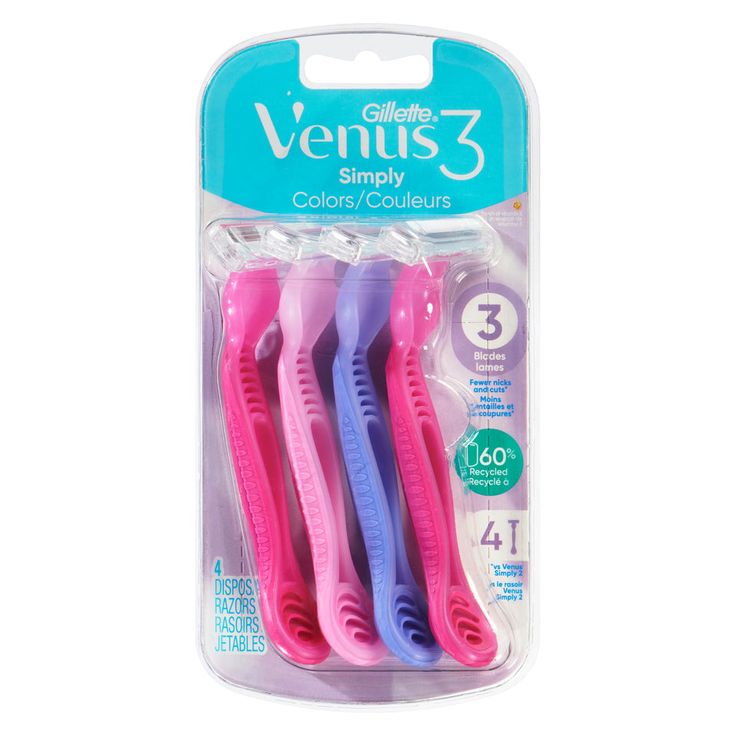 Gillette Simply Venus Basic Women Razors – 4pcs (GR)