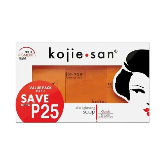 Kojie•san Skin Lightening Soap Classic Value Pack (65g x 3 Bars) — Philippines