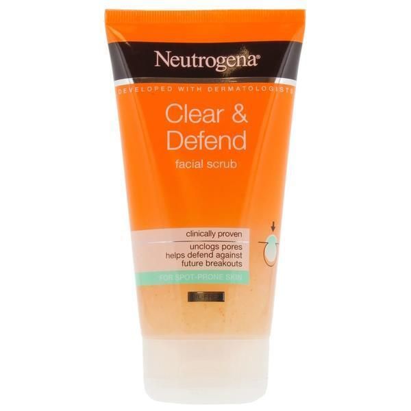 Neutrogena Clear & Defend Facial Scrub 150ml (France)