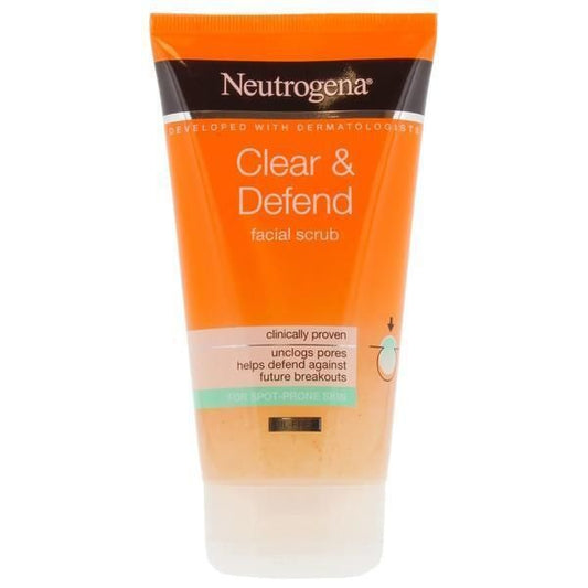 Neutrogena Clear & Defend Facial Scrub 150ml (France)