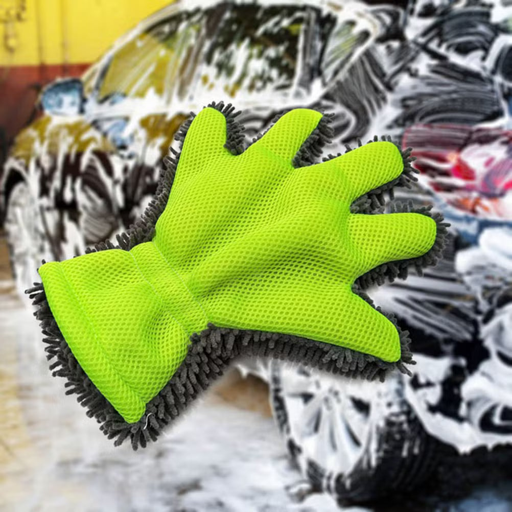 Microfiber Car Polishing Cloth Gloves (China)