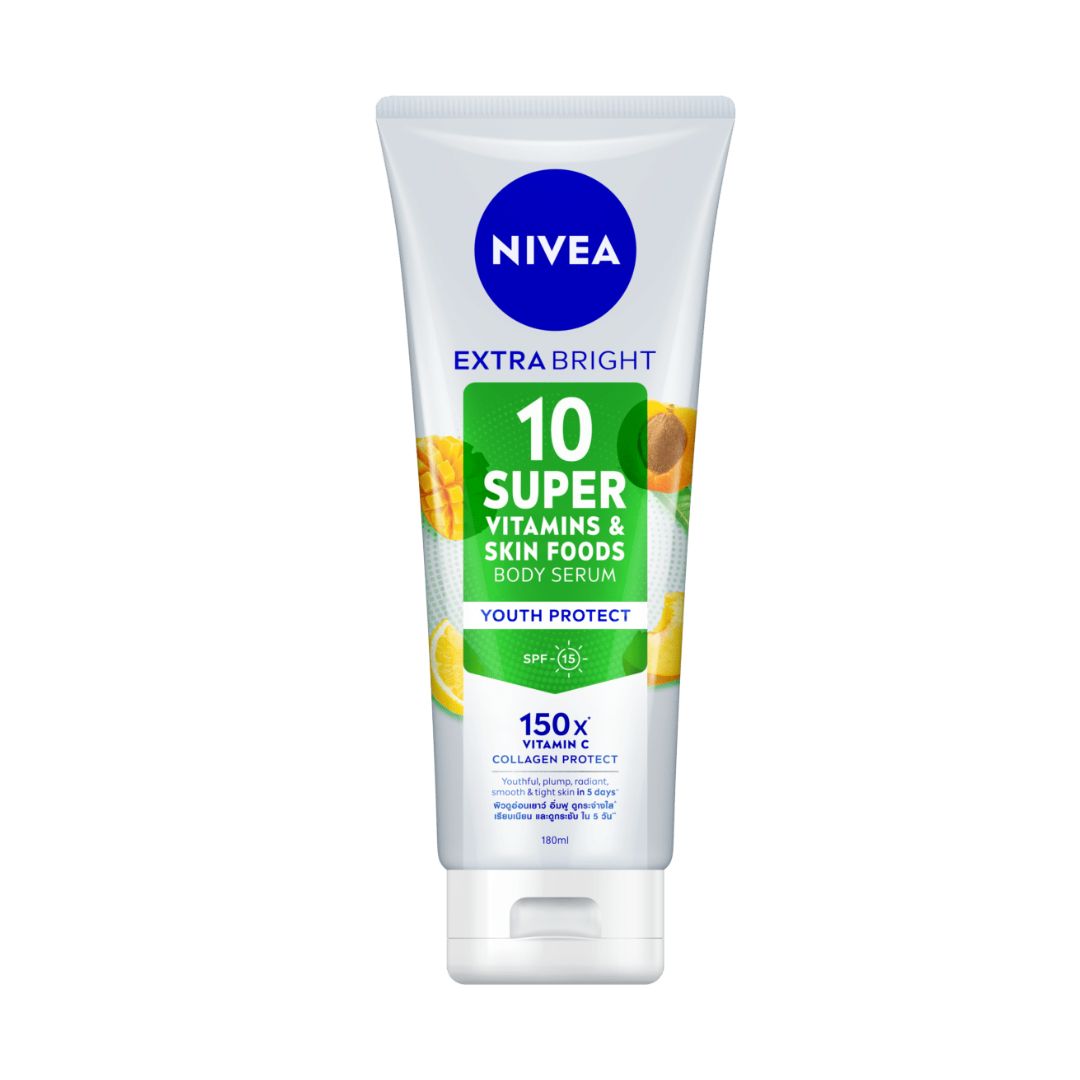 Nivea Extra Bright Youth Protect Body Serum 180ML
